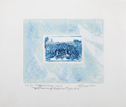 Happy Birthday Etching | Martin Barooshian,{{product.type}}