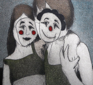 Happy Clowns Etching | Peter Barger,{{product.type}}