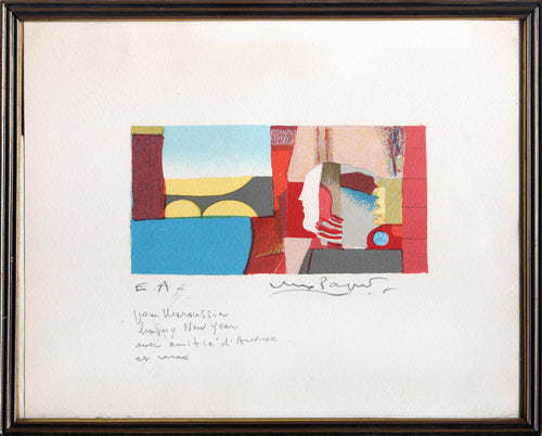 Happy New Year Lithograph | Max Papart,{{product.type}}