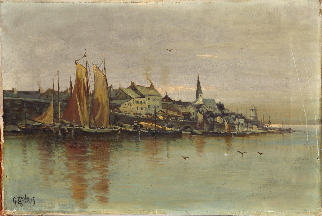 Harbor Oil | Unknown Artist,{{product.type}}