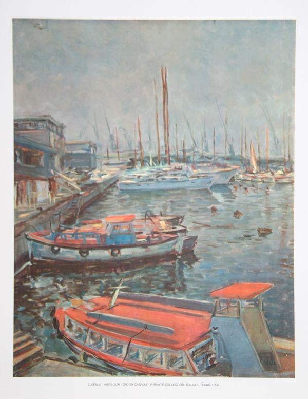 Harbour Poster | Amadeu Casals Pons,{{product.type}}