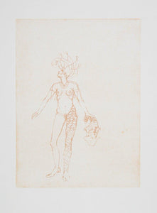 Harlequin Lithograph | Ramon Santiago,{{product.type}}