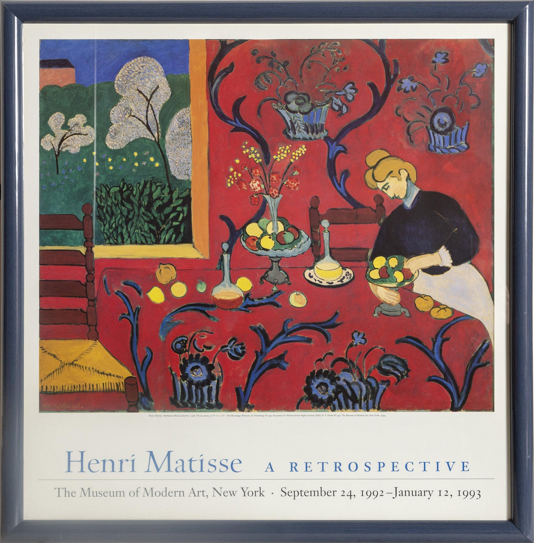 Harmony in Red Poster | Henri Matisse,{{product.type}}