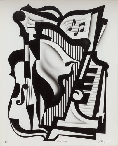 Harp Image I Acrylic | Erik Freyman,{{product.type}}