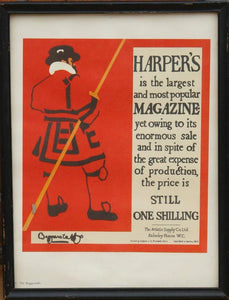 Harper's Magazine from Les Maitre de L'Affiches series Lithograph | The Beggarstaffs,{{product.type}}