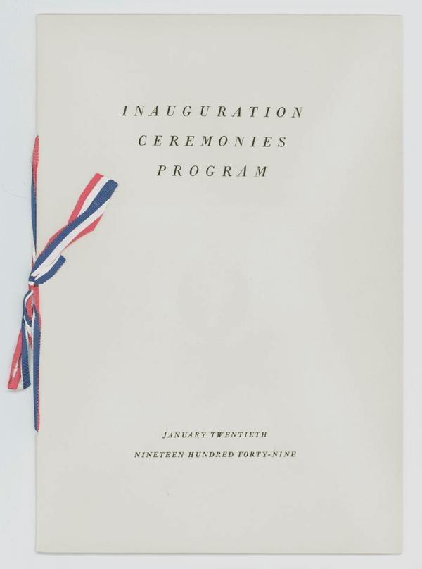 Harry S. Truman Inauguration Ceremonies Program & Invitation Ephemera | Unknown Artist,{{product.type}}