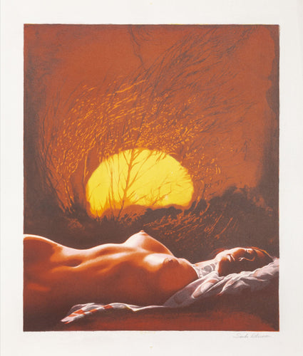 Harvest Moon lithograph | Sandu Liberman,{{product.type}}