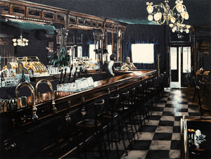 Harvey's Chelsea Restaurant Screenprint | Harry McCormick,{{product.type}}
