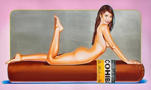 Hav a Havana 9 (Platinum) Lithograph | Mel Ramos,{{product.type}}