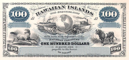 Hawaii - One Hundred Dollars Currency | American Bank Note Commemoratives,{{product.type}}