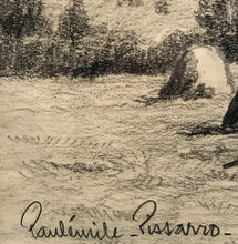 Haystacks by a Cottage Pencil | Paul-Emile Pissarro,{{product.type}}