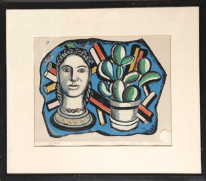 Head and Plant Screenprint | Fernand Leger,{{product.type}}