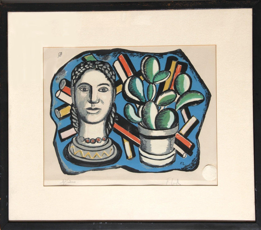 Head and Plant Screenprint | Fernand Leger,{{product.type}}