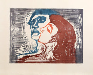 Head by Head Poster | Edvard Munch,{{product.type}}