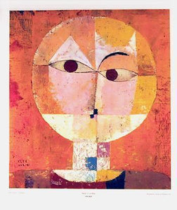 Head of a man Poster | Paul Klee,{{product.type}}