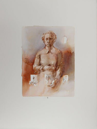 Heart Filled of Earth. Life doth fade. 9 Watercolor | Trevor Southey,{{product.type}}