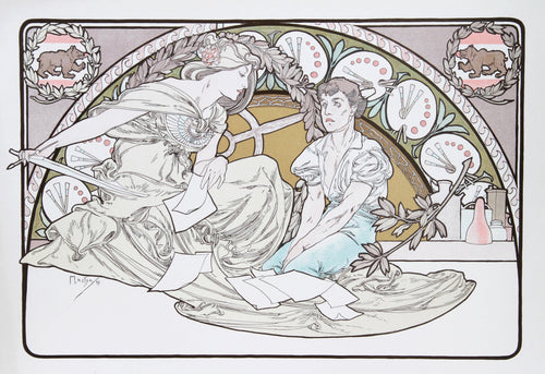 Heavenly Women, 18 Poster | Alphonse Mucha,{{product.type}}