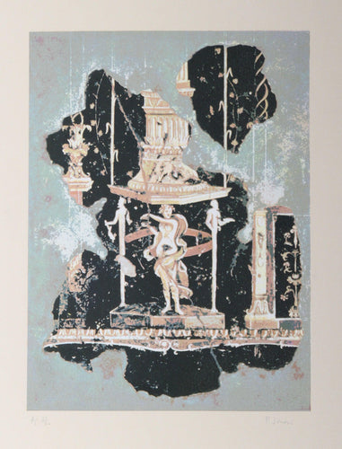Hellenistic Figure Lithograph | Peter Saari,{{product.type}}