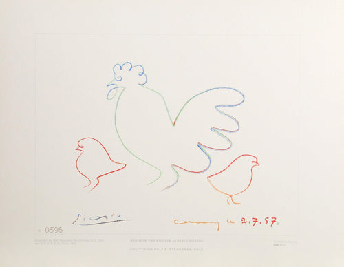 Hen with Two Chickens, 1957 Poster | Pablo Picasso,{{product.type}}