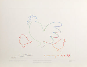 Hen with Two Chickens, 1957 Poster | Pablo Picasso,{{product.type}}