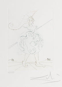 Henry V from Much Ado about Shakespeare Etching | Salvador Dalí,{{product.type}}