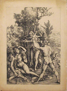 Hercules at the Crossroads Etching | Albrecht Dürer,{{product.type}}