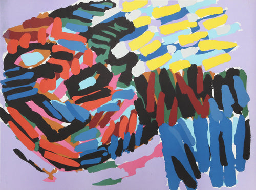 Here I Am Again Lithograph | Karel Appel,{{product.type}}