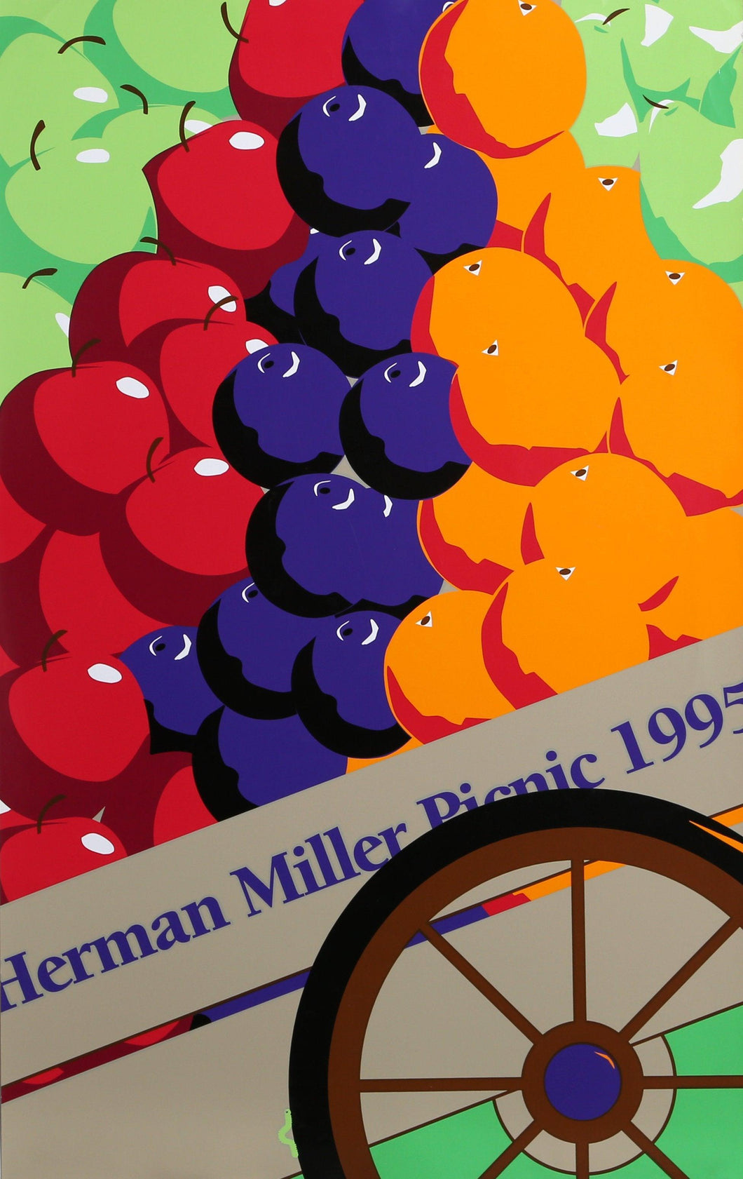 Herman Miller Summer Picnic 1995 Poster | Kathy Stanton,{{product.type}}