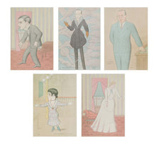 Heroes and Heroines of Bittersweet Lithograph | Max Beerbohm,{{product.type}}