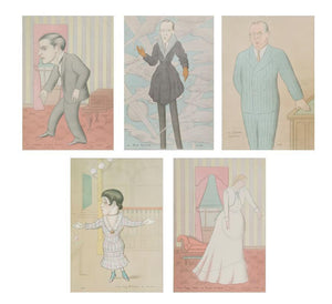 Heroes and Heroines of Bittersweet Lithograph | Max Beerbohm,{{product.type}}