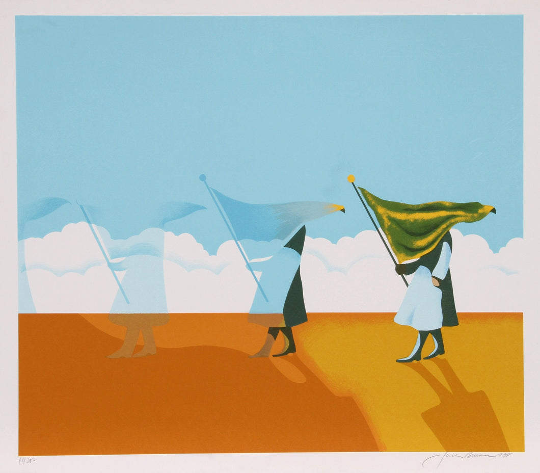 Heroes Screenprint | Jack Brusca,{{product.type}}