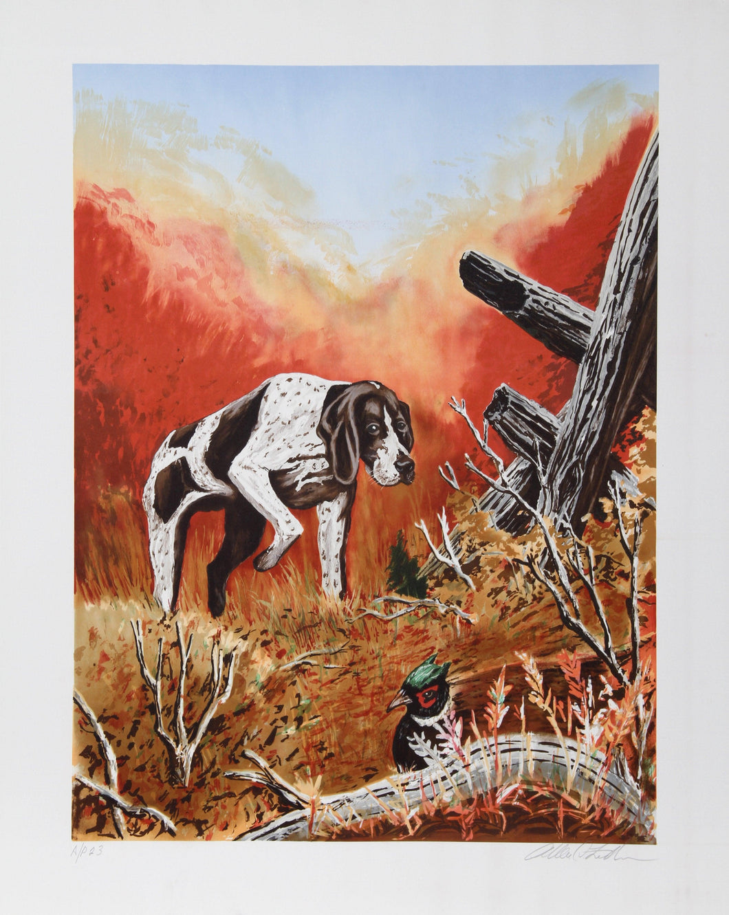 Hide and Seek aka Young Britt Lithograph | Allen Friedman,{{product.type}}