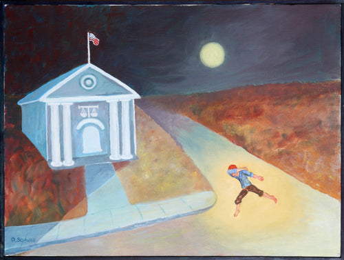 Hiding from Justice Oil | David Schwab,{{product.type}}