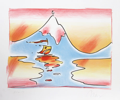 Himalayan Valley Lithograph | Peter Max,{{product.type}}