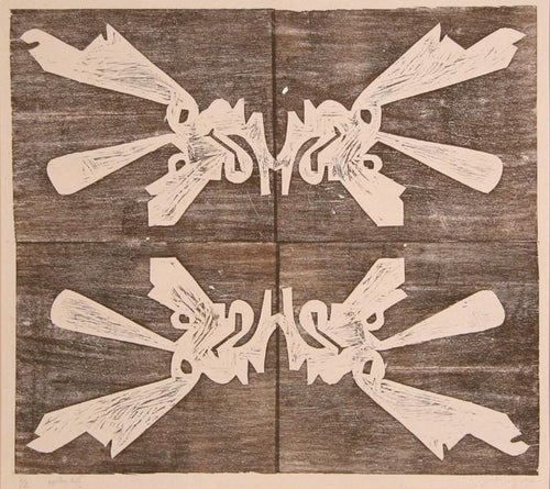 Hip Bones Woodcut | Ruth Appelberg,{{product.type}}