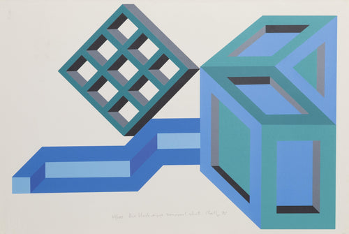 His Black Eyes Snapped Shut screenprint | Michael Challenger,{{product.type}}