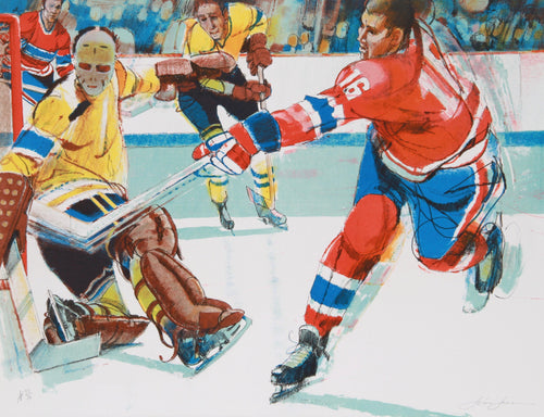 Hockey III Lithograph | Jim Jonson,{{product.type}}
