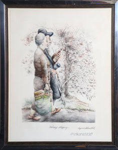 Holiday Shopping II Lithograph | Seymour Rosenthal,{{product.type}}