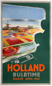 Holland Bulb Time Poster | Unknown Artist - Travel Poster,{{product.type}}