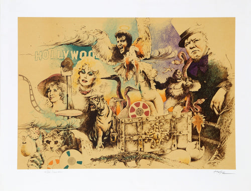 Hollywood I Lithograph | Ari Harpaz,{{product.type}}