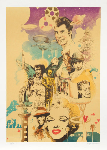 Hollywood II Lithograph | Ari Harpaz,{{product.type}}