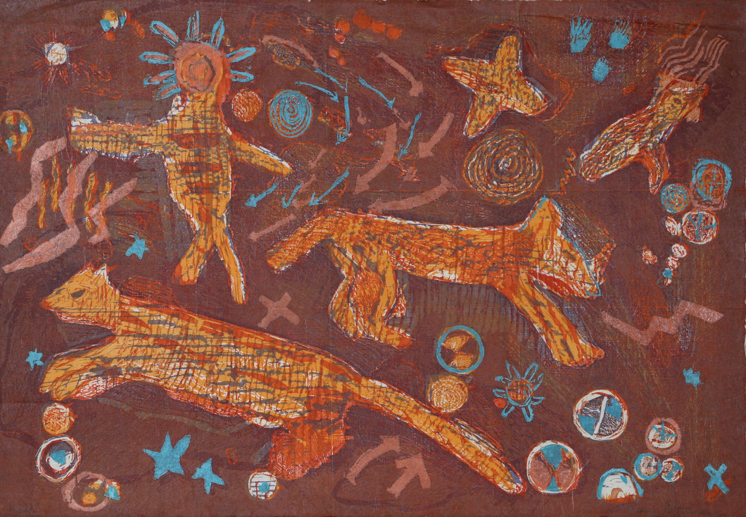 Homage a Dito Woodcut | Florence Grace Putterman,{{product.type}}