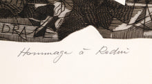 Homage a Rodin Etching | Henry-Georges Adam,{{product.type}}