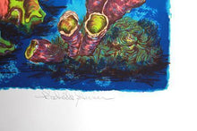 Homage to Jacques Cousteau Lithograph | Rochelle Steiner,{{product.type}}