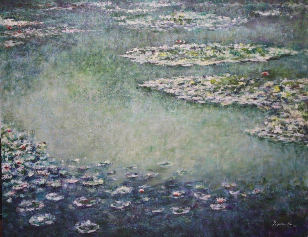 Homage to Monet Acrylic | Michael Schreck,{{product.type}}