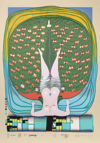 Homage to Schroeder-Sonnenstern Screenprint | Friedensreich Hundertwasser,{{product.type}}