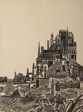 Homage to the City (Day) Etching | John Ross,{{product.type}}