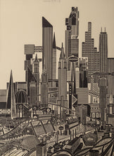 Homage to the City (Day) Etching | John Ross,{{product.type}}
