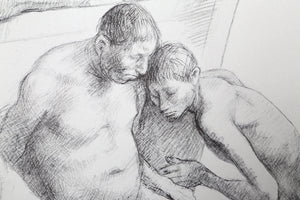 Hombres con Barca I Lithograph | Francisco Zuniga,{{product.type}}