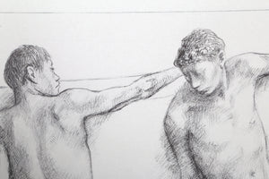 Hombres con Barca I Lithograph | Francisco Zuniga,{{product.type}}